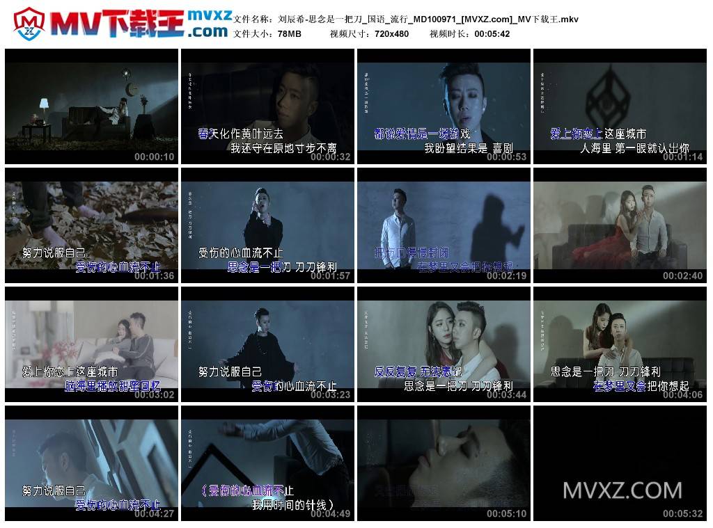 刘辰希-思念是一把刀_国语_流行_MD100971